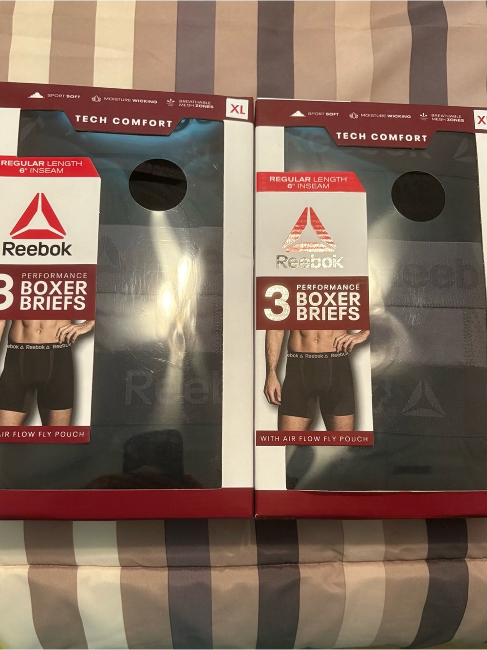 6 pr performance boxer briefs